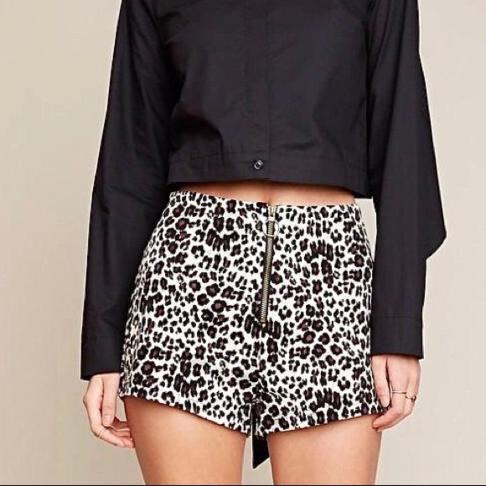 Animal Print Shorts